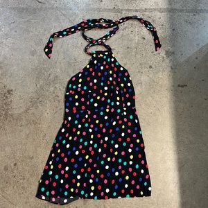 NWOT Halter Polka-Dot Dress, Size XL